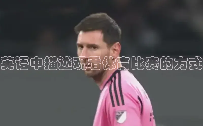 英语中描述观看体育比赛的方式